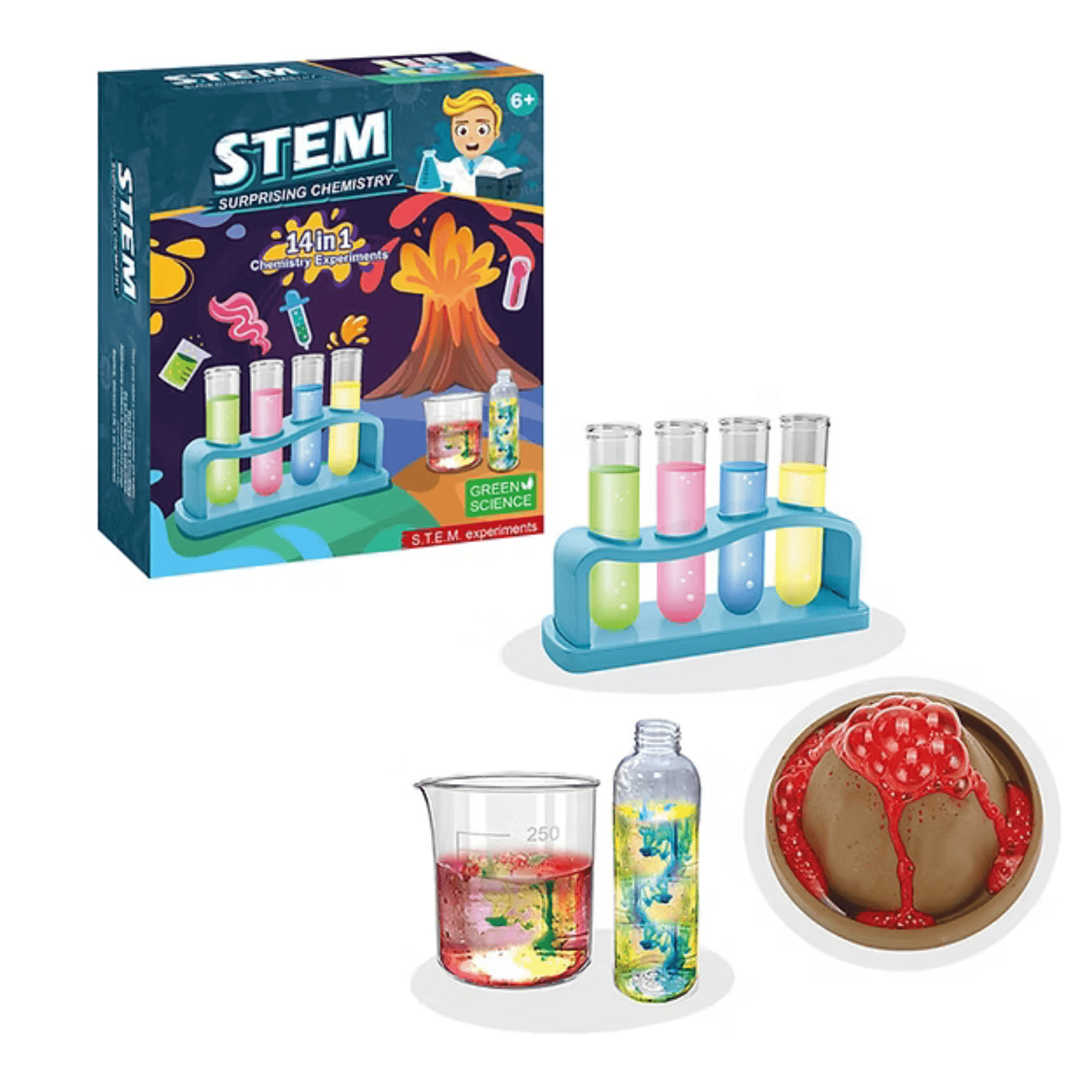 Juegos de Química Ciencia 14 En 1 Stem Educativo - Martina Baby & Kids